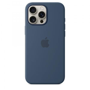 Custodia in Silicone per iPhone 16 Pro Max con MagSafe - Denim