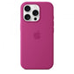 Custodia in Silicone per iPhone 16 Pro con MagSafe - Fucsia
