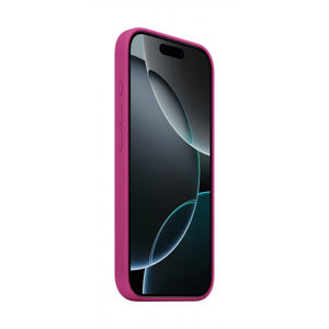 Custodia in Silicone per iPhone 16 Pro con MagSafe - Fucsia