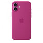 Custodia in Silicone per iPhone 16 Plus con MagSafe - Fucsia
