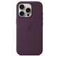 iPhone16 Pro Silicone Case with MagSafe - Plum