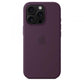 iPhone16 Pro Silicone Case with MagSafe - Plum