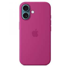 iPhone16 Silicone Case with MagSafe - Fuchsia