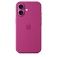 iPhone16 Silicone Case with MagSafe - Fuchsia