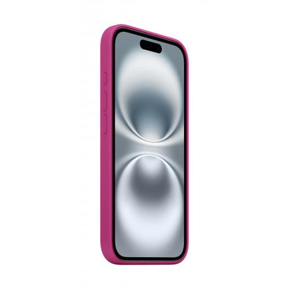 Custodia in Silicone per iPhone 16 con MagSafe - Fucsia