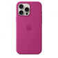 Custodia in Silicone per iPhone 16 Pro Max con MagSafe - Fucsia