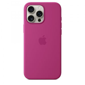 Custodia in Silicone per iPhone 16 Pro Max con MagSafe - Fucsia