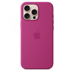 Custodia in Silicone per iPhone 16 Pro Max con MagSafe - Fucsia