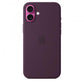 Custodia in Silicone per iPhone 16 Plus con MagSafe - Prugna