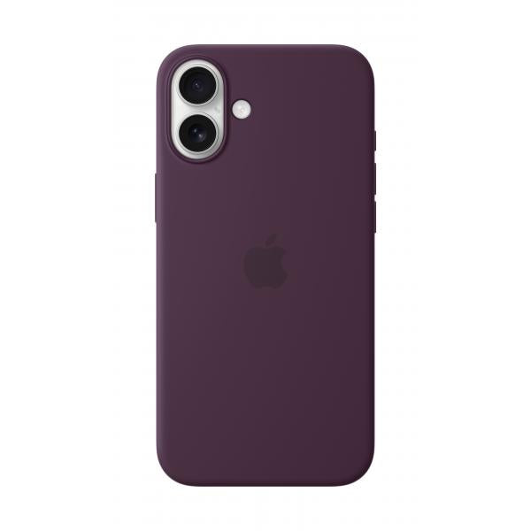 Custodia in Silicone per iPhone 16 Plus con MagSafe - Prugna