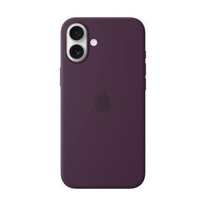 Custodia in Silicone per iPhone 16 Plus con MagSafe - Prugna