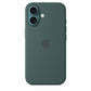 iPhone16 Silicone Case with MagSafe - Lake Green