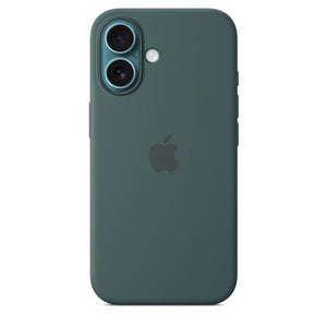 iPhone16 Silicone Case with MagSafe - Lake Green