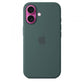 iPhone16 Silicone Case with MagSafe - Lake Green