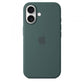 iPhone16 Silicone Case with MagSafe - Lake Green