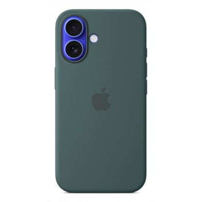 iPhone16 Silicone Case with MagSafe - Lake Green