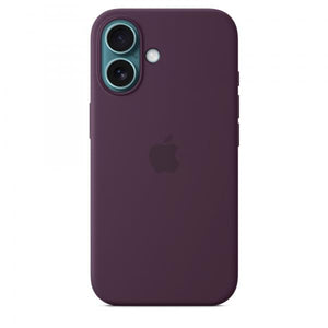 Custodia in Silicone per iPhone 16 con MagSafe - Prugna