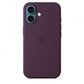 Custodia in Silicone per iPhone 16 con MagSafe - Prugna
