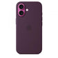 iPhone16 Silicone Case with MagSafe - Plum