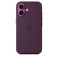 Custodia in Silicone per iPhone 16 con MagSafe - Prugna