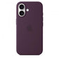 Custodia in Silicone per iPhone 16 con MagSafe - Prugna