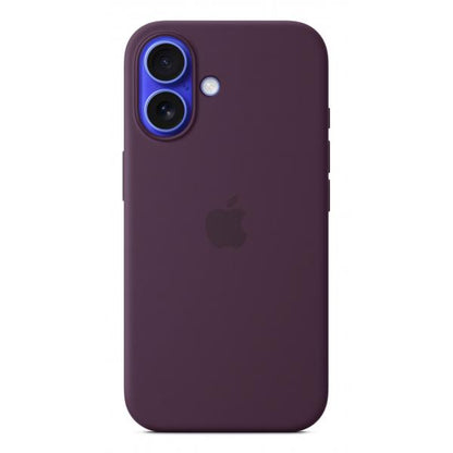 Custodia in Silicone per iPhone 16 con MagSafe - Prugna