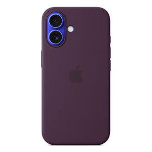 Custodia in Silicone per iPhone 16 con MagSafe - Prugna