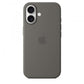 Custodia in Silicone per iPhone 16 con MagSafe - Grigio Pietra