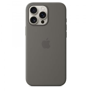 Custodia in Silicone per iPhone 16 Pro Max con MagSafe - Grigio Pietra