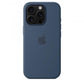 Custodia in Silicone per iPhone 16 Pro con MagSafe - Denim