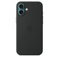 Custodia in Silicone per iPhone 16 Plus con MagSafe - Nero