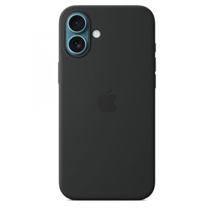 Custodia in Silicone per iPhone 16 Plus con MagSafe - Nero