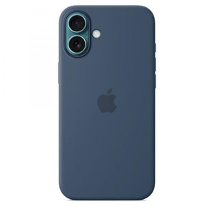 Custodia in Silicone per iPhone 16 Plus con MagSafe - Denim
