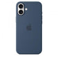 Custodia in Silicone per iPhone 16 Plus con MagSafe - Denim