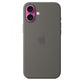 iPhone 16 Plus Silicone Case with MagSafe - Stone Gray