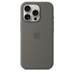 Custodia in Silicone per iPhone 16 Pro con MagSafe - Grigio Pietra