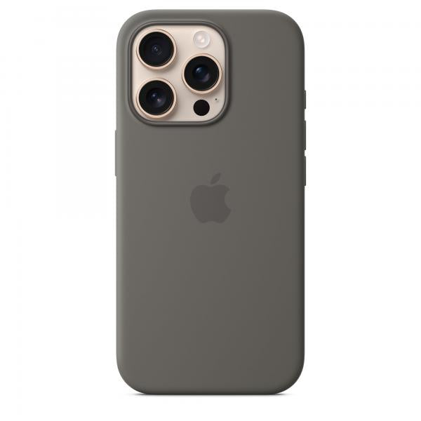 iPhone16 Pro Silicone Case with MagSafe - Stone Gray