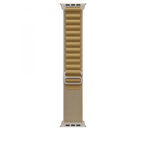 49mm Tan AlpineLoop -Medium - Natural Titanium Finish