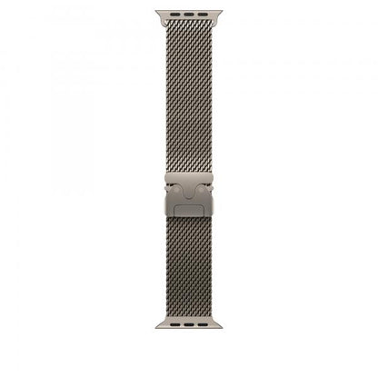 49mm Natural Titanium Milanese Loop - Large