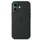 Custodia in Silicone per iPhone 16 con MagSafe - Nera