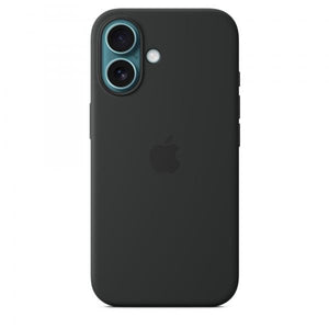 Custodia in Silicone per iPhone 16 con MagSafe - Nera