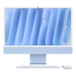 iMac 24" Retina 4.5K 256GB SSD \ 16GB RAM \ chip Apple M4 con CPU 8-core e GPU 8-core \\ Blu