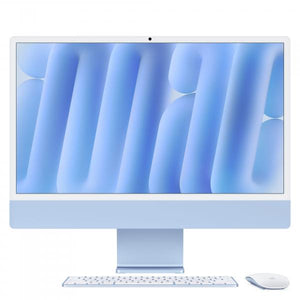 iMac 24" Retina 4.5K 512GB SSD \ 16GB RAM \ chip Apple M4 con CPU 10-core e GPU 10-core \\ Blu