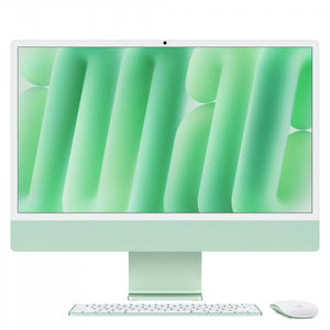 iMac 24" Retina 4.5K 512GB SSD \ 24GB RAM \ chip Apple M4 con CPU 10-core e GPU 10-core \\ Verde