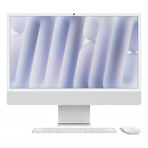 iMac 24" Retina 4.5K 256GB SSD \ 16GB RAM \ chip Apple M4 con CPU 8-core e GPU 8-core \\ Argento