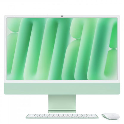 iMac 24" Retina 4.5K 256GB SSD \ 16GB RAM \ chip Apple M4 con CPU 8-core e GPU 8-core \\ Verde