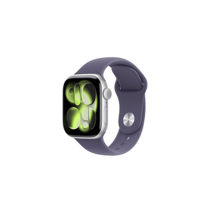 Apple Watch Series 11GPS46mmSilver Aluminium Case with Purple Fog Sport Band - S/M