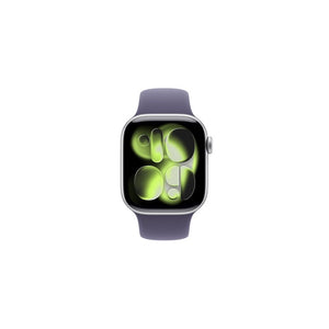 Apple Watch Series 11GPS46mmSilver Aluminium Case with Purple Fog Sport Band - S/M