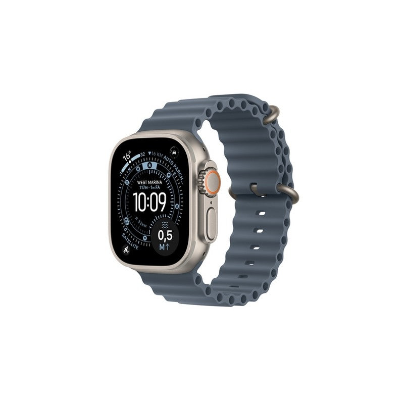 Apple Watch Ultra 3GPS + Cellular49mmNatural Titanium Case with Anchor Blue Ocean Band