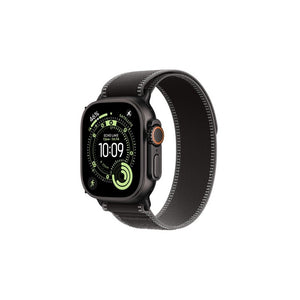 Apple Watch Ultra 3GPS + Cellular49mmBlack Titanium Case with Black/Charcoal Trail Loop - M/L